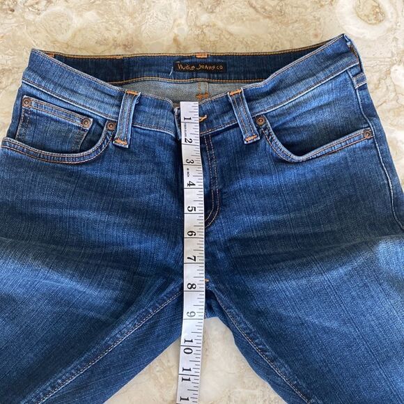 NUDIE Long John Television Blue Jeans - Picture 12 of 13